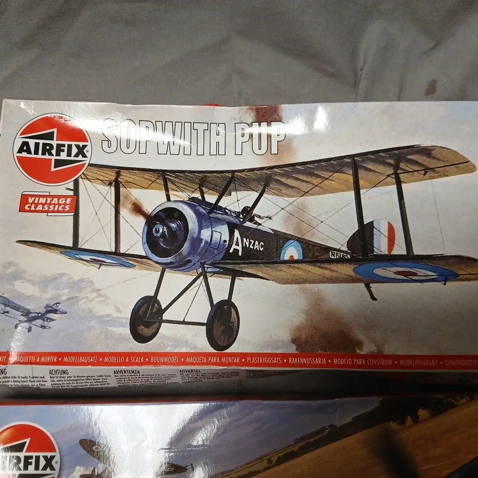 LOT OF 5 ASSORTED MILITARY THEMED AIRFIX KITS