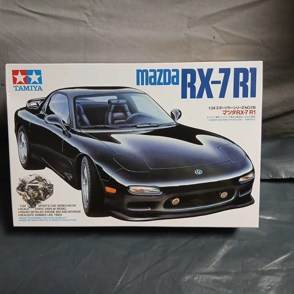 TAMIYA MAZDA RX-7 R1 1:24 SCALE SPORTS CAR MODEL KIT