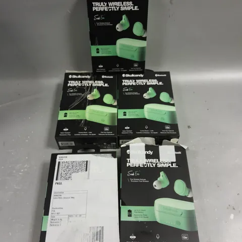 5 X BOXED SKULLCANDY SESH EVO TRUE WIRELESS EARPHONES 