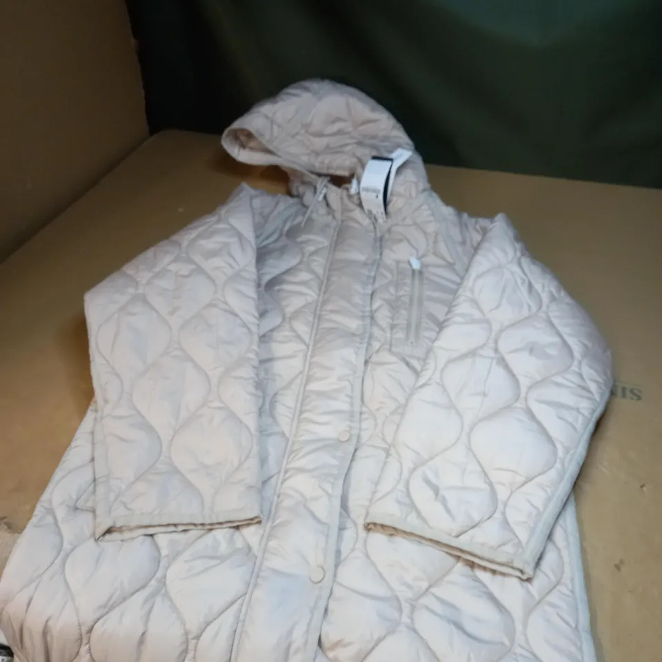 WOMENS QUILTED LONG COAT SIZE XS