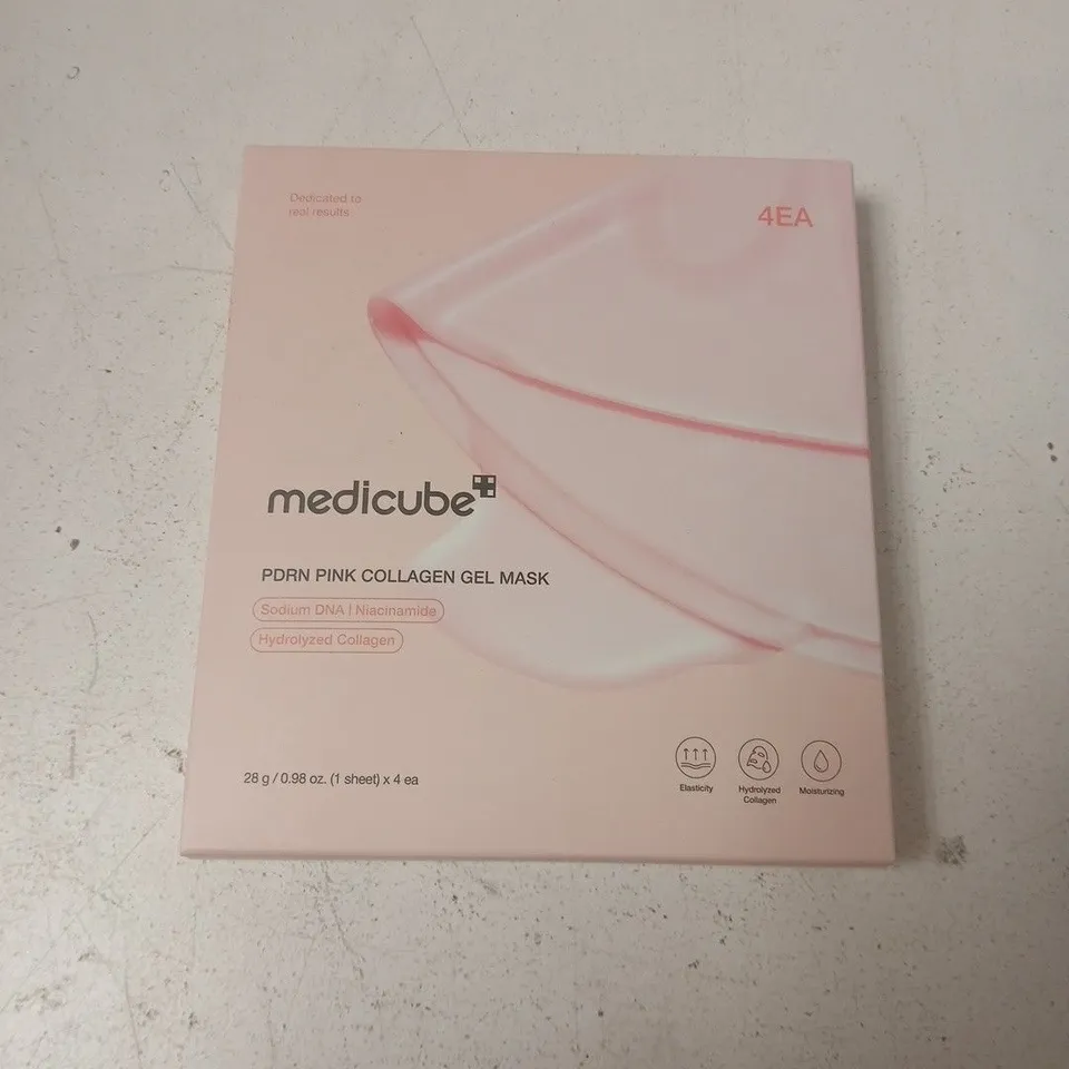 BOXED AND SEALED MEDICUBE PDRN PINK COLLAGEN GEL MASK