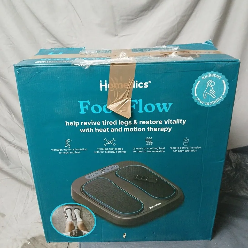 HOMEDICS FOOT FLOW DEVICE BOXED