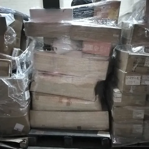 PALLET OF ASSORTED PRODUCTS AND HOUSEHOLD GOODS TO INCLUDE;ELECTRIC BLANKET,FAN,5 LITRE PRESSURE SPRAYER