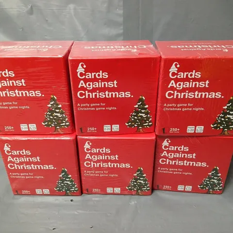 6 BOXED AND SEALED CARDS AGAINST CHRISTMAS GAMES