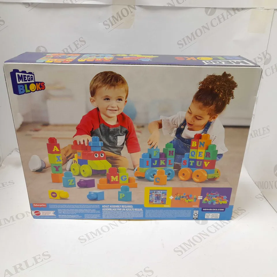 BRAND NEW MEGA BLOCKS ABC LEARNING TRAIN