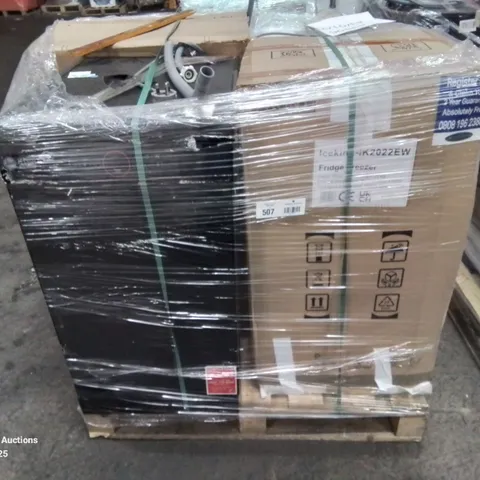 PALLET CONTAINING APPROXIMATELY 4 RAW ELECTRICAL ITEMS TO INCLUDE: