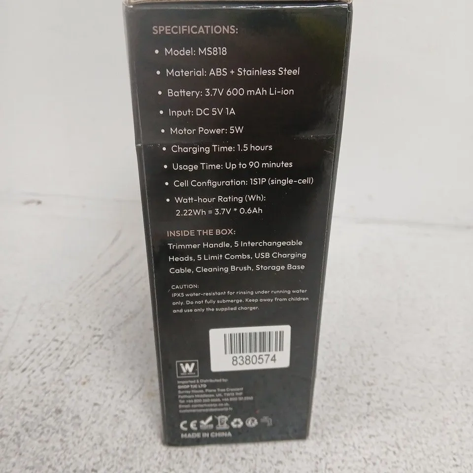 BLISS & BEYOND 5-IN-1 GROOMPRO TRIMMER MS818