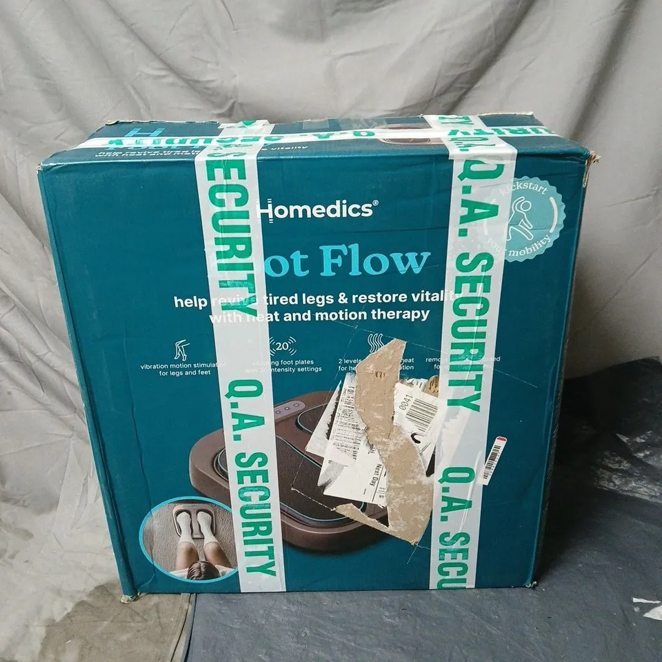 HOMEDICS FOOT FLOW DEVICE BOXED