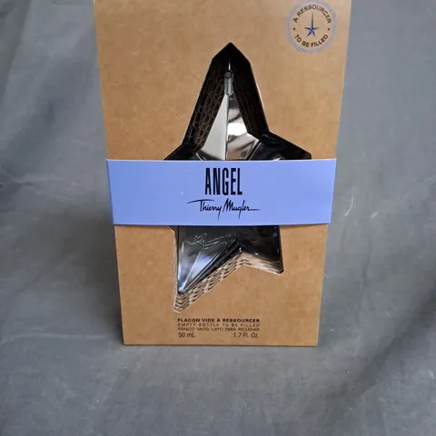 BOXED THIERRY MUGLER ANGEL EMPTY BOTTLE TO BE REFILLED 50ML 