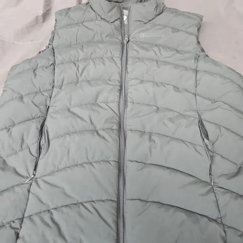 MOUNTAIN WAREHOUSE PADDED JACKET – GREY, ZIP FRONT - SIZE 18