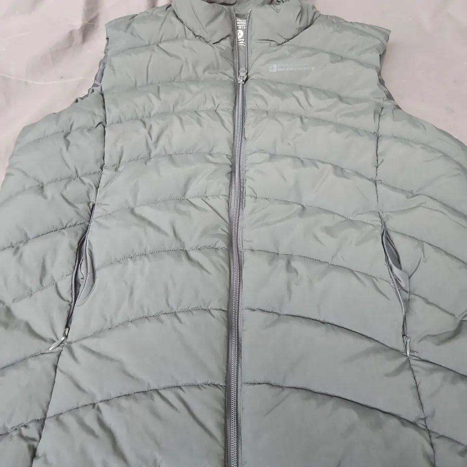 MOUNTAIN WAREHOUSE PADDED JACKET – GREY, ZIP FRONT - SIZE 18