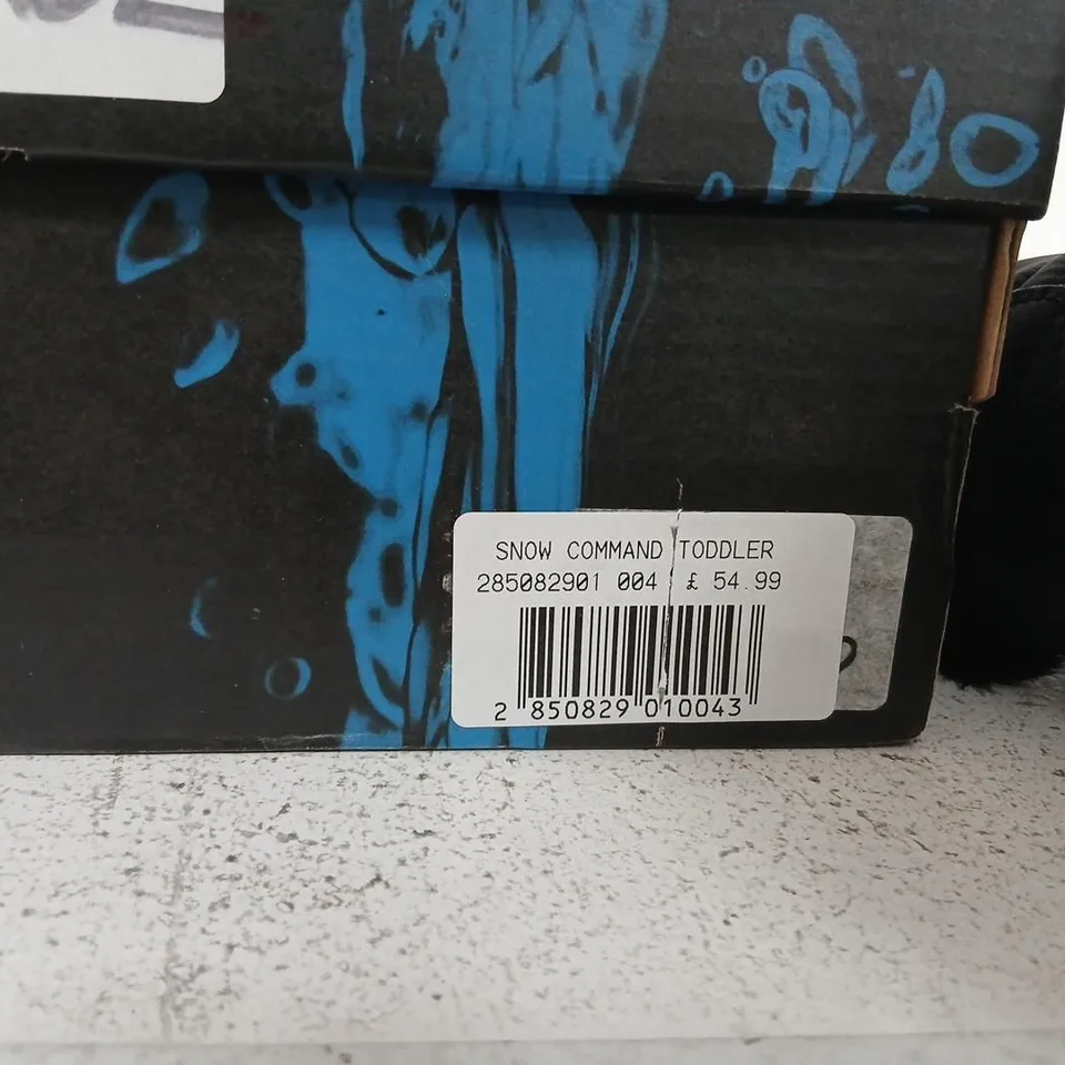 SOREL SNOW COMMANDER TODDLER SNOW BOOTS – BLACK