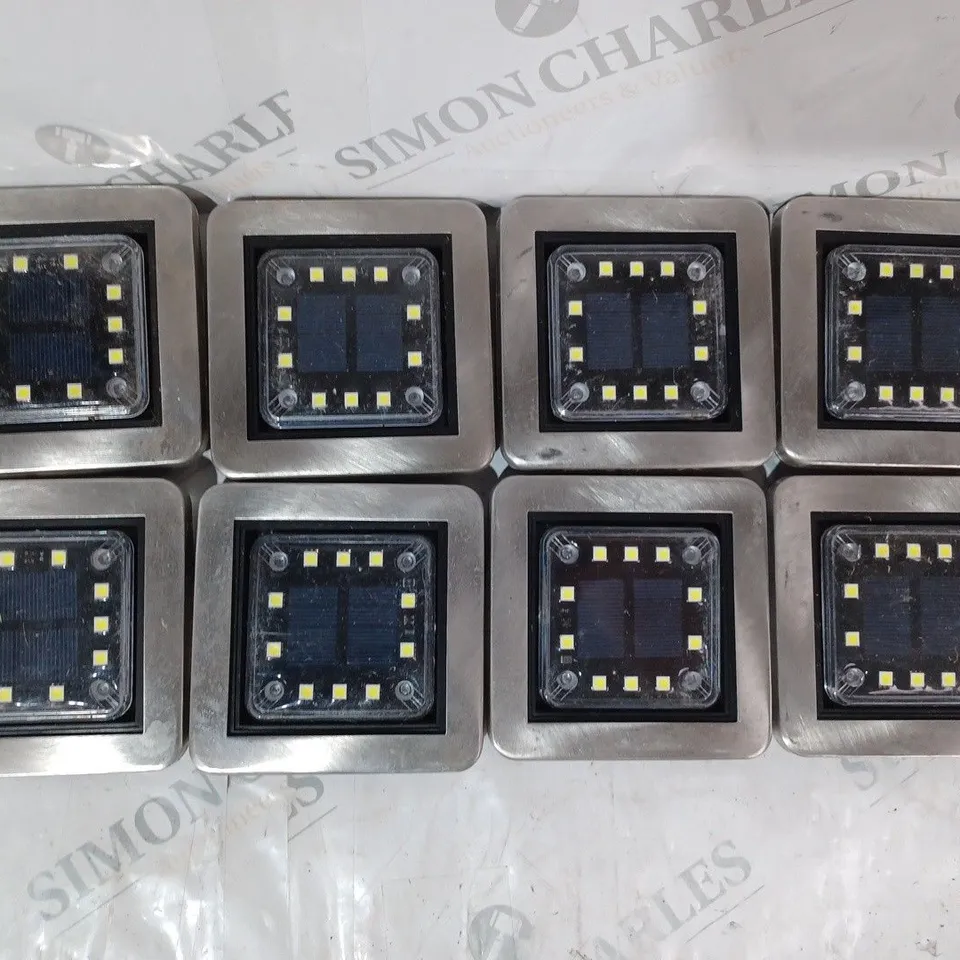 BELL AND HOWELL SET OF 8 SQUARE SWIVEL DISK LIGHTS