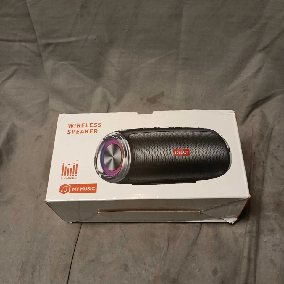 WIRELESS SPEAKER – BLUE PORTABLE BLUETOOTH SPEAKER (MY MUSIC) 