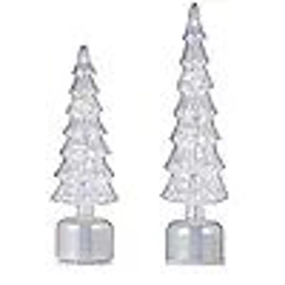 HOME STORIES SET OF 2 ROTATING TREES