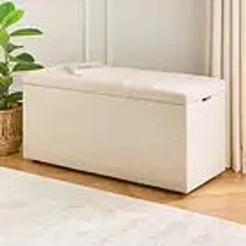THE VERY COLLECTION NEW DAKOTA BOUCLE OTTOMAN - NATURAL