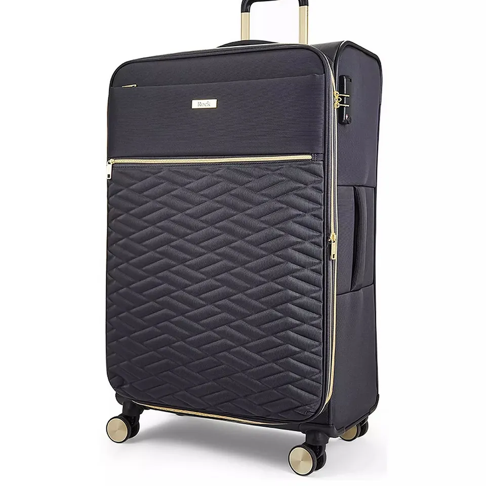 ROCK LUGGAGE SLOANE SOFTSHELL 8 WHEEL EXPANDER WITH TSA LOCK