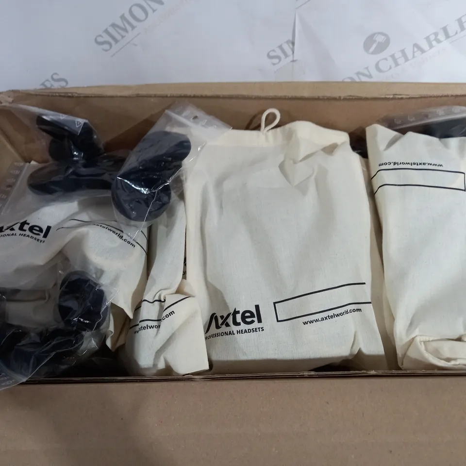 APPROXIMATELY 12 AXTEL PROFESSIONAL SOLEO HEADSETS
