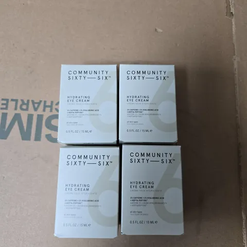 4X COMMUNITY 66 HYDRATING EYE CREAM 15ML 
