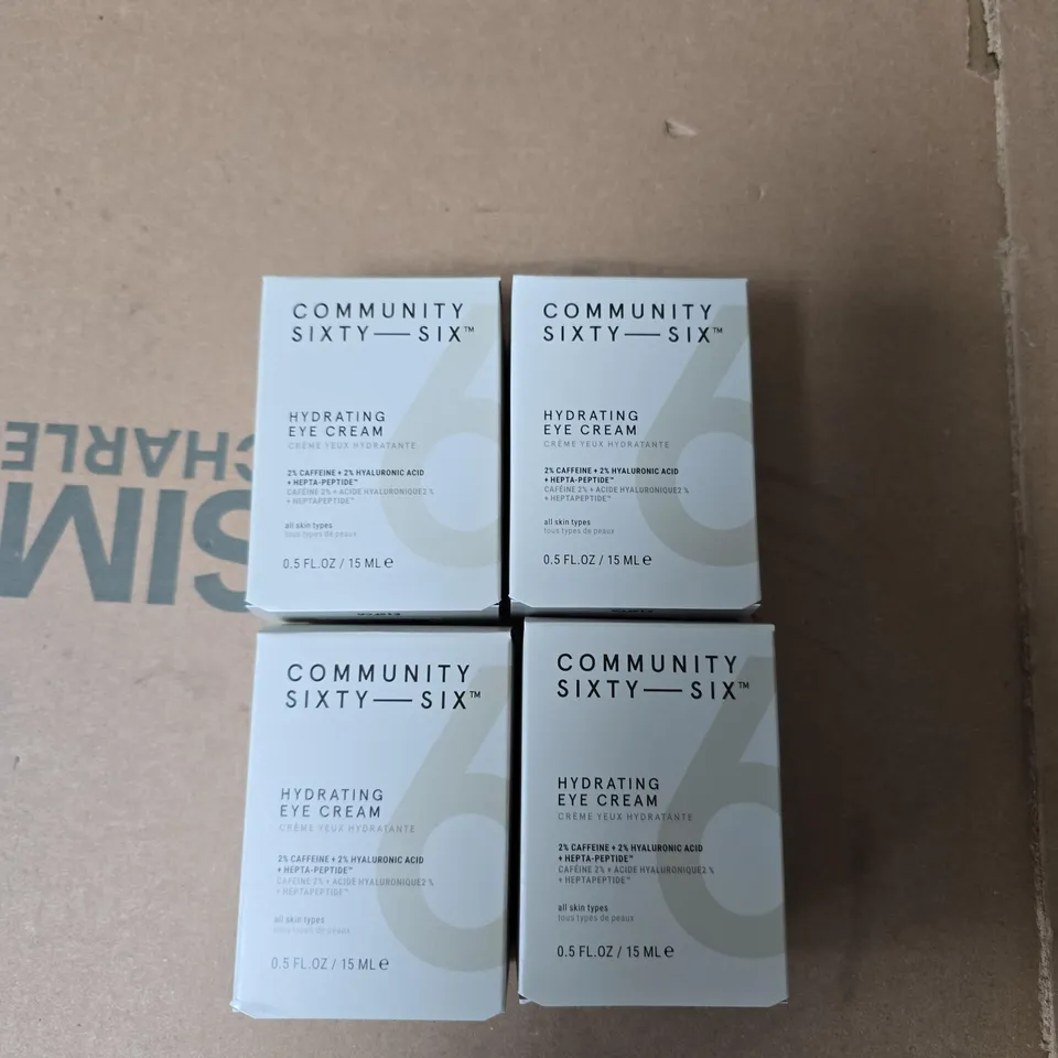 4X COMMUNITY 66 HYDRATING EYE CREAM 15ML 