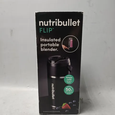 BOXED NUTRIBULLET FLIP INSULATED PORTABLE BLENDER 