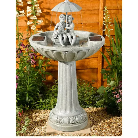 SMART SOLAR UMBRELLA SOLAR ON DEMAND WATER FEATURE