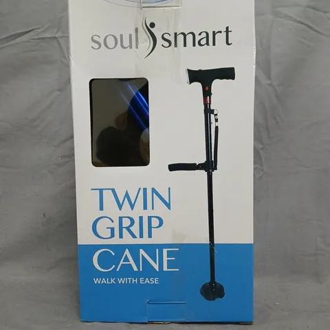 BOXED SOUL SMART TWIN GRIP CANE