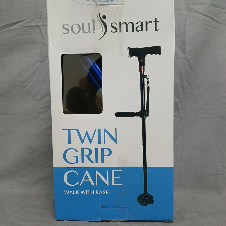 BOXED SOUL SMART TWIN GRIP CANE
