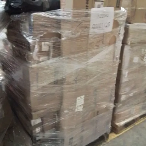 PALLET OF ASSORTED HOUSEHOLD GOODS AND PRODUCTS TO INCLUDE;SIDE SHADE,PARASOL,SHOE BOX