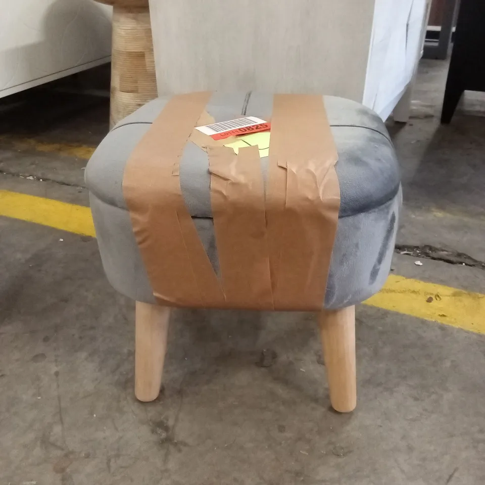 VERY SMALL DESIGNER FOOTSTOOL