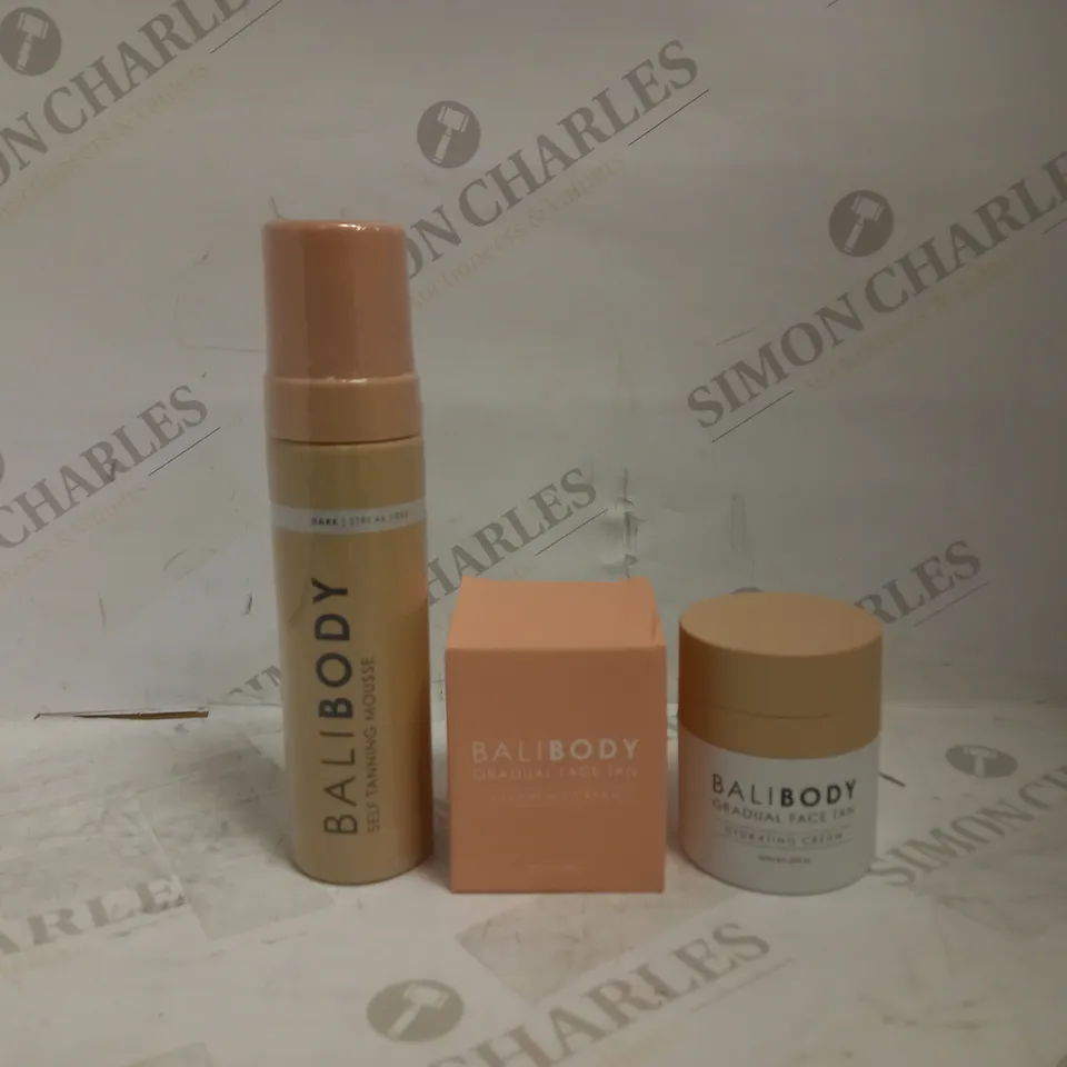 BALI BODY SELF TANNING MOUSSE 200ML + GRADUAL FACE TAN HYDRATING CREAM 50ML