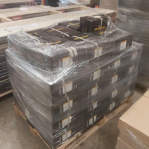 PALLET CONTAINING APPROXIMATELY 46X PACKS OF BRAND NEW WOOD PECKER GOODRICH ENGINEERED WOOD MILTON SQ - 0.784m²