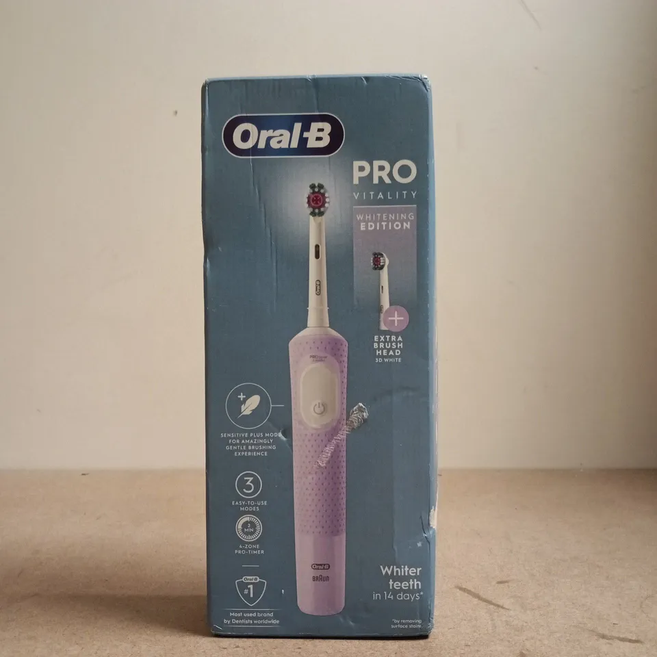 BOXED ORAL B PRO VITALITY ELECTRIC TOOTHBRUSH
