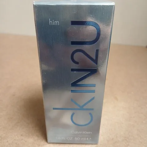 BOXED AND SEALED CKIN2U HIM CALVIN KLEIN EAU DE TOILETTE 50ML