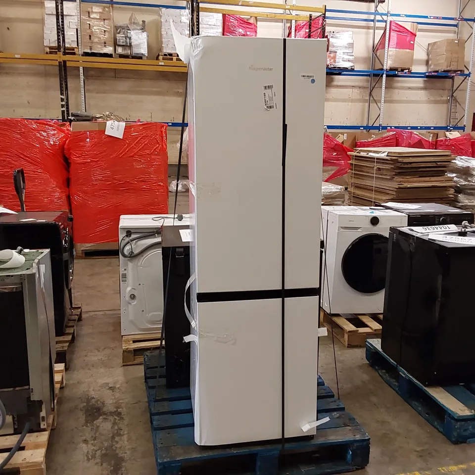 FRIDGEMASTER FREESTANDING FRIDGE FREEZER WHITE