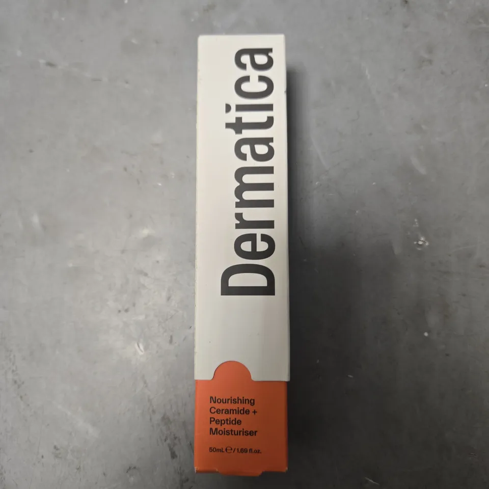 BOXED DERMATICA NOURISHING CERAMIDE+ PEPTIDE MOISTURISER 50ML 