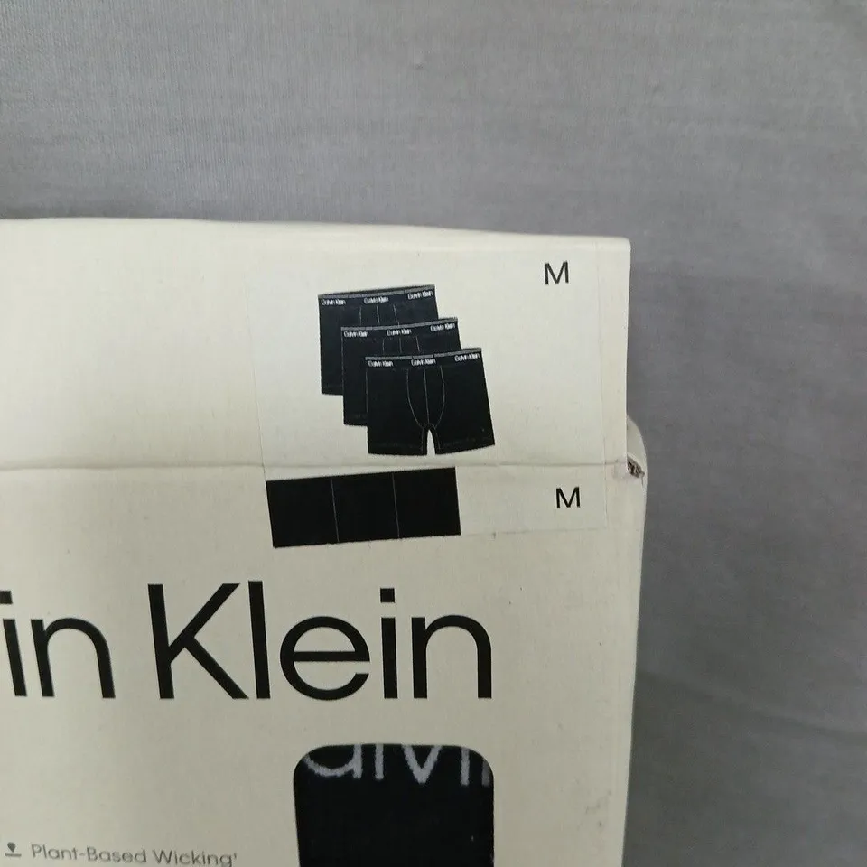 CALVIN KLEIN ICON BOXER BRIEFS 3-PACK – SIZE M