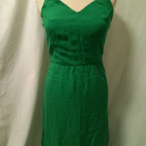 TOMMY HILFIGER GREEN DRESS WITH ROPE STRAP DETAIL - SIZE 4