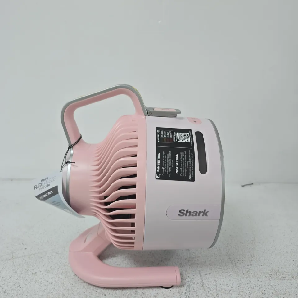 SHARK FLEXBREEZE HYDRAGO HIGH-VELOCITY INDOOR/OUTDOOR FAN + EVAPORATIVE MISTING