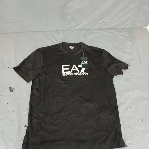 EMPORIO ARMANI TRAIN VISIBILITY CREW IN BLACK - SMALL