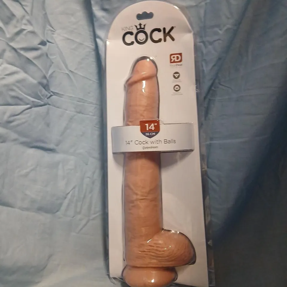 KING COCK 14\" COCK WITH BALLS – DILDO