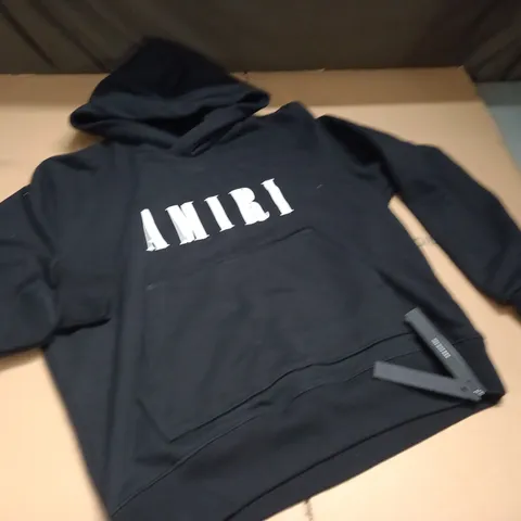 AMIRI BLACK HOODIE - SMALL