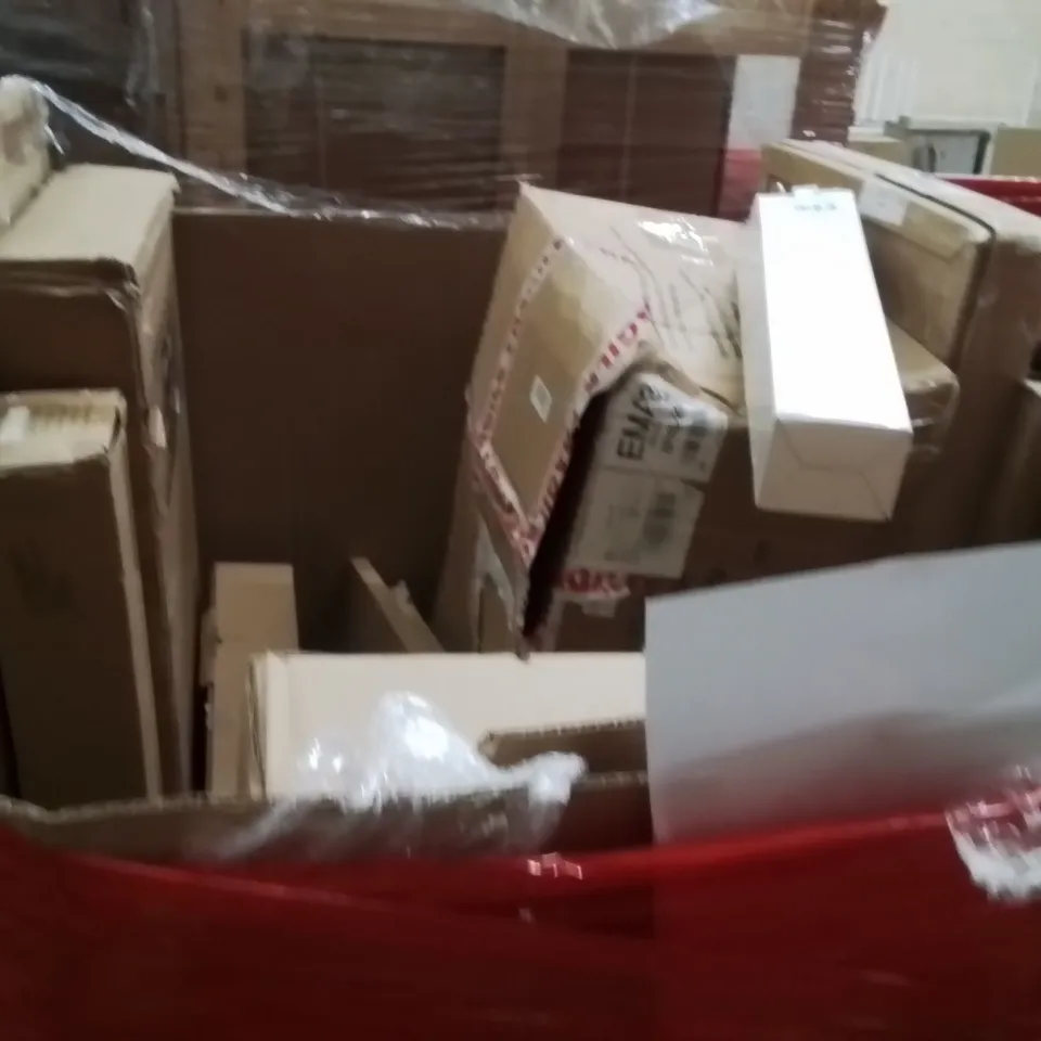 PALLET OF ASSORTED HOUSEHOLD GOODS AND PRODUCTS TO INCLUDE;SHOWER SYSTEM,CUSHION,BATTEN LIGHT