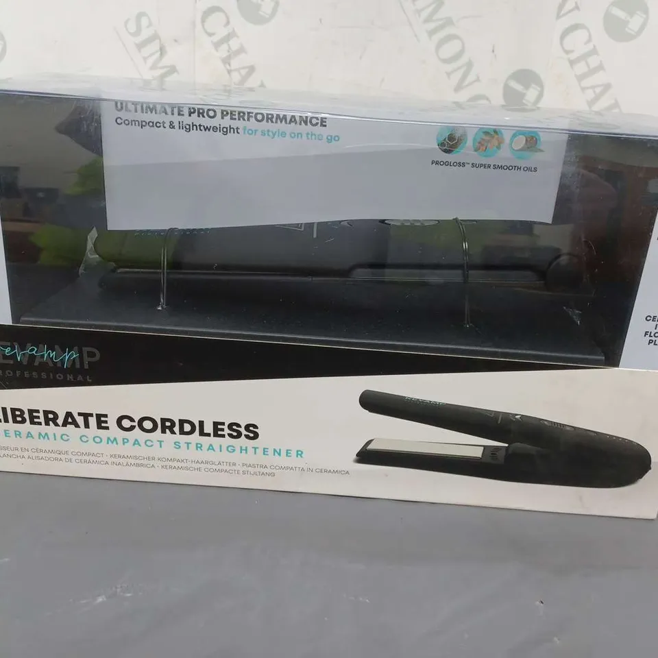 REVAMP LIBERATE CORDLESS CERAMIC COMPACT STRAIGHTENER