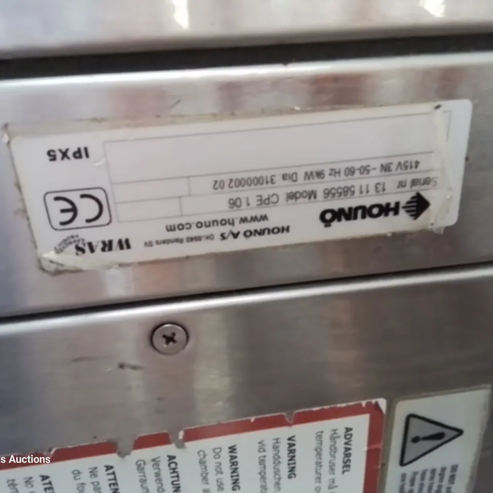 HOUNO DOUBLE 7 RACK COMBI OVEN Model CPE 1.06