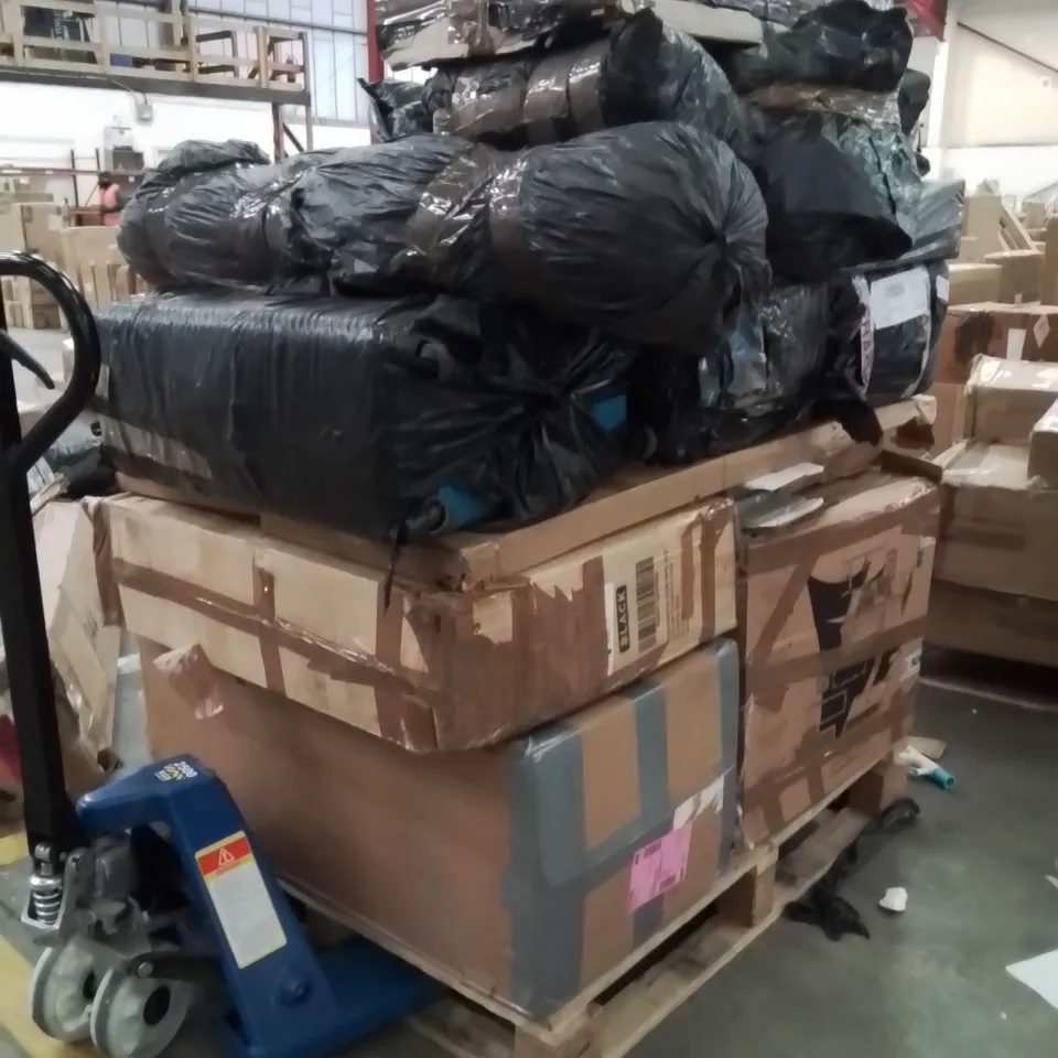 PALLET OF NEO PRODUCTS AND ASSORTED HOUSEHOLD GOODS TO INCLUDE;SUITCASES,TROLLEY,SLUSH MACHINE 