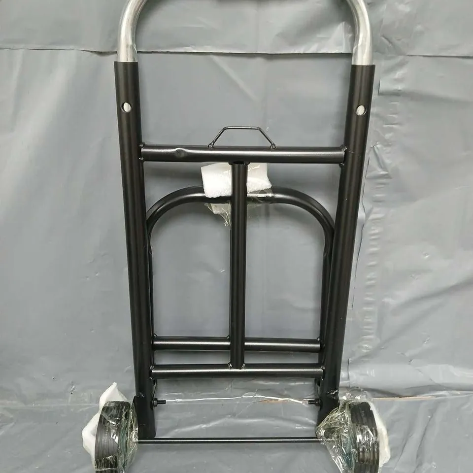 SMALL FOLDOUT TROLLEY IN BLACK