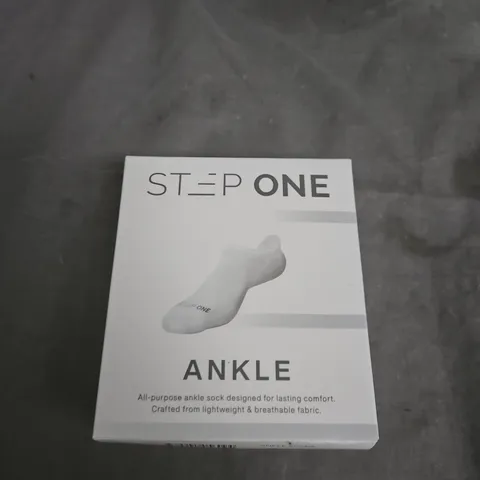 STEP ONE ANKLE SOCK - LARGE