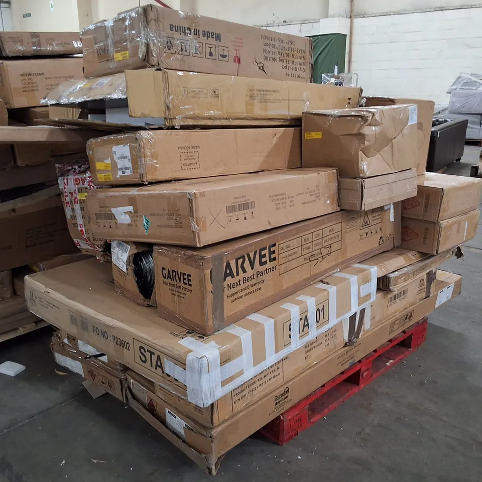 PALLET CONTAINING ASSORTED FLATPACK FURNITURE PARTS