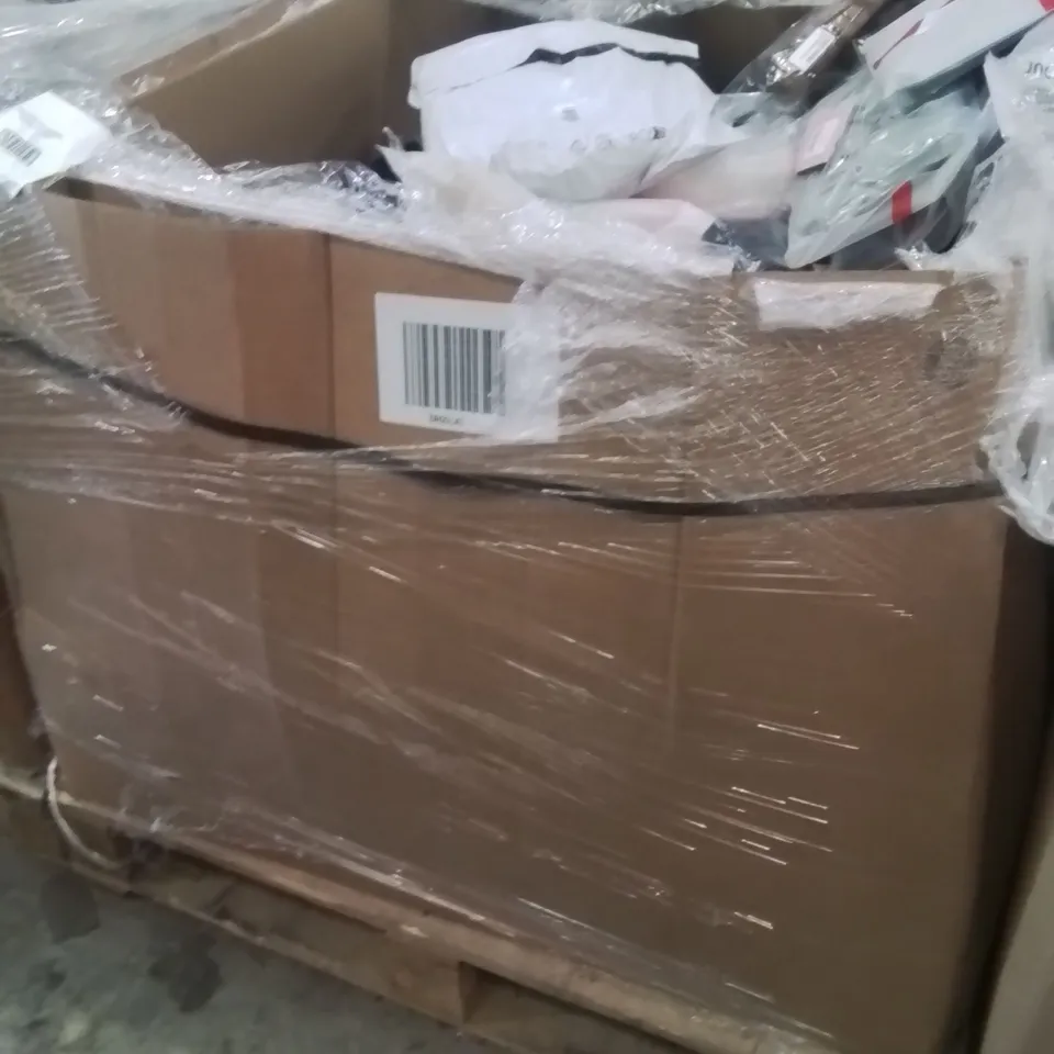 PALLET OF SMART TECH,HOME TECH,HOME DECOR,PRODUCTS AND ITEMS TO INCLUDE;SAFETY BOOTS,HALLOWEEN MASK,BRA